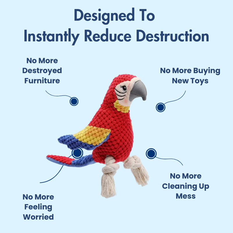 DuraBite™ Indestructible & Interactive Macaw Toy