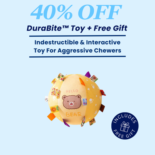 DuraBite™ Indestructible & Interactive Animal Design Ball