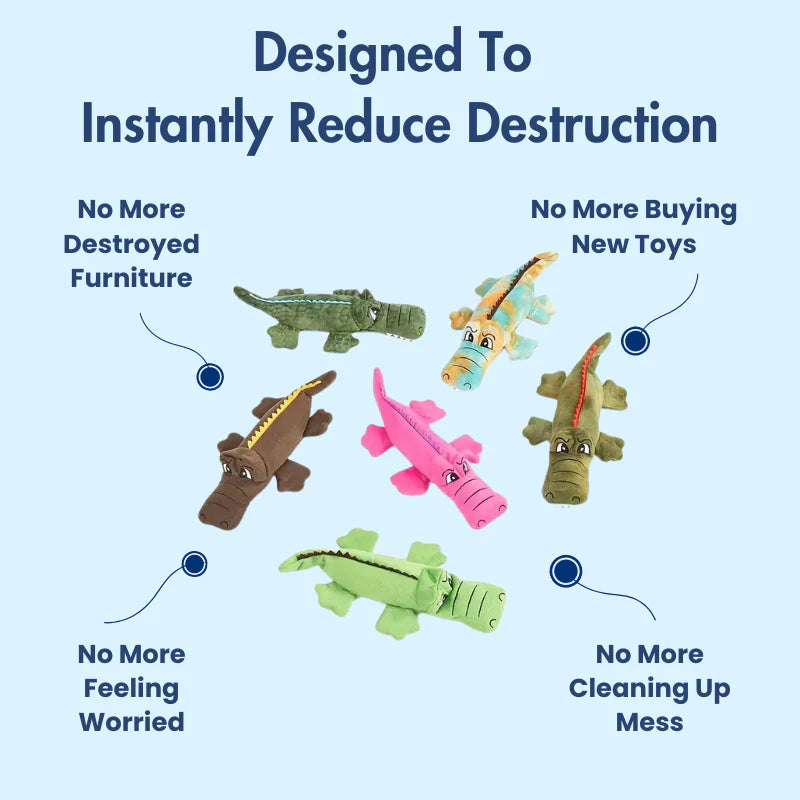 DuraBite™ Indestructible & Interactive Crocodile Buddy 2.0