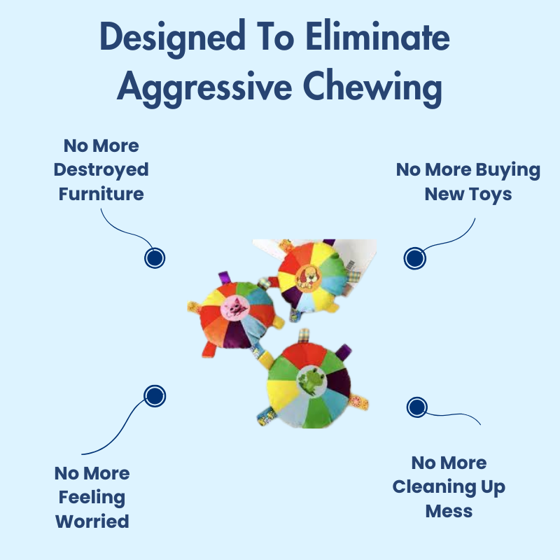 DuraBite For Aggressive Chewers Cartoon Pattern Disc