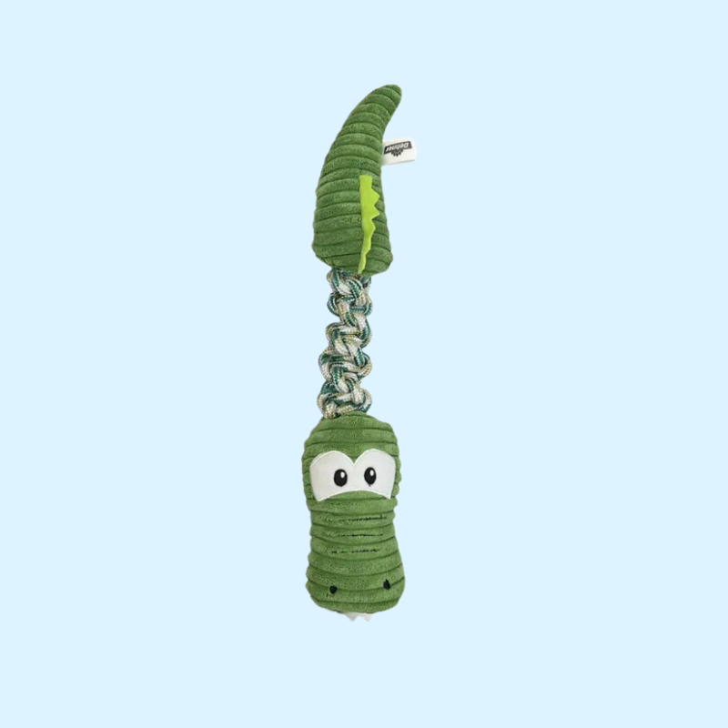 DuraBite™ Indestructible & Interactive Crocodile Plush Knot