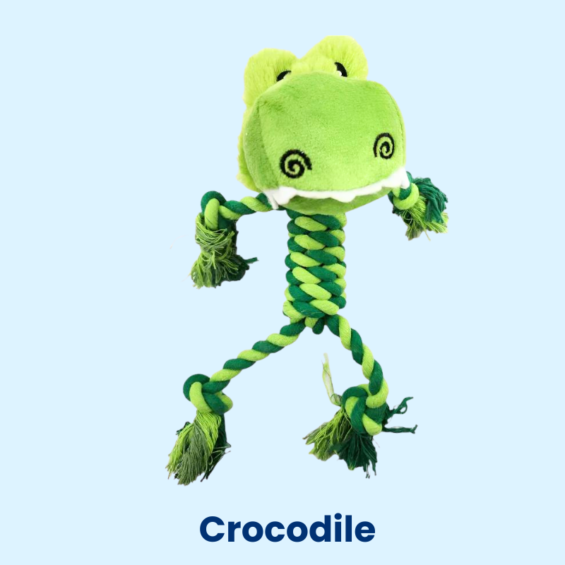 DuraBite™ Indestructible & Interactive Cotton Rope Animal