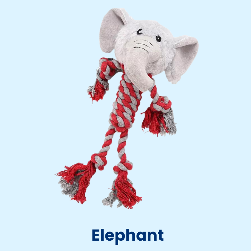 DuraBite™ Indestructible & Interactive Cotton Rope Animal