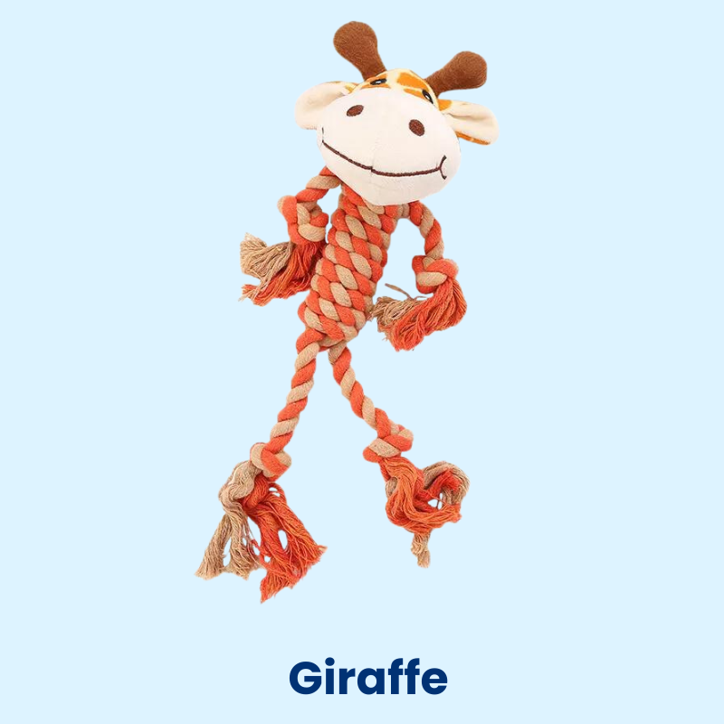 DuraBite™ Indestructible & Interactive Cotton Rope Animal