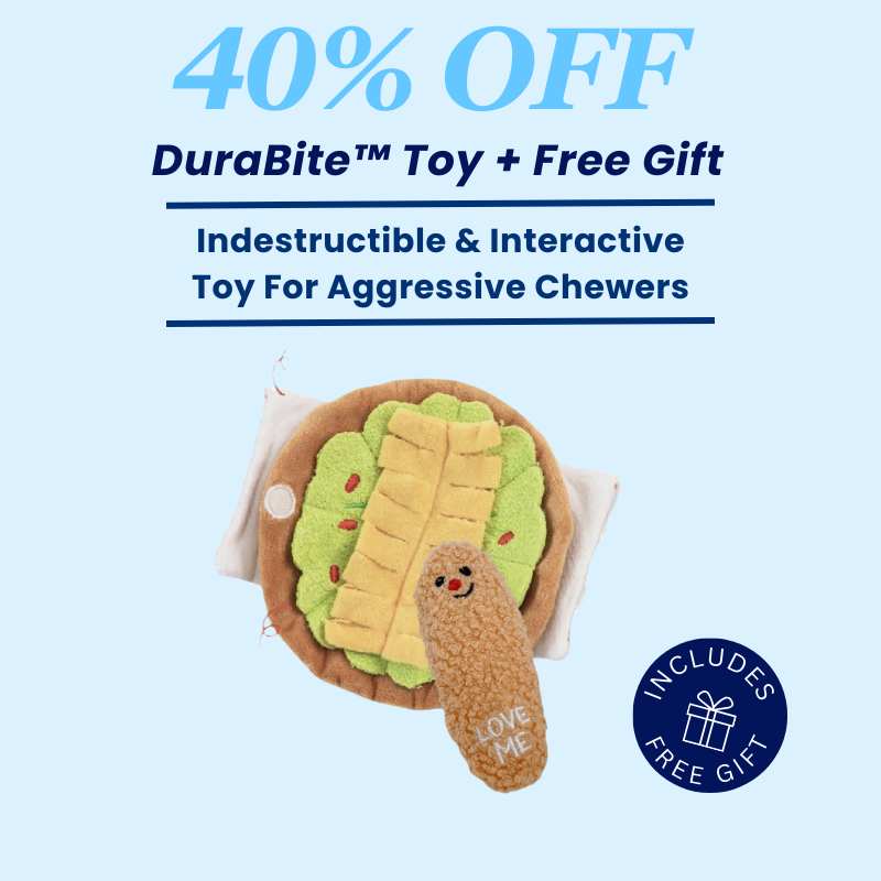 DuraBite™ Indestructible & Interactive Cartoon Taco Toy