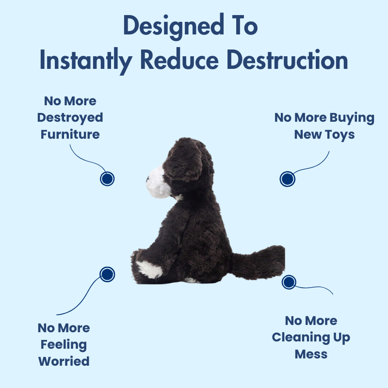 DuraBite For Destructive Puppy Calming Heartbeat Toy