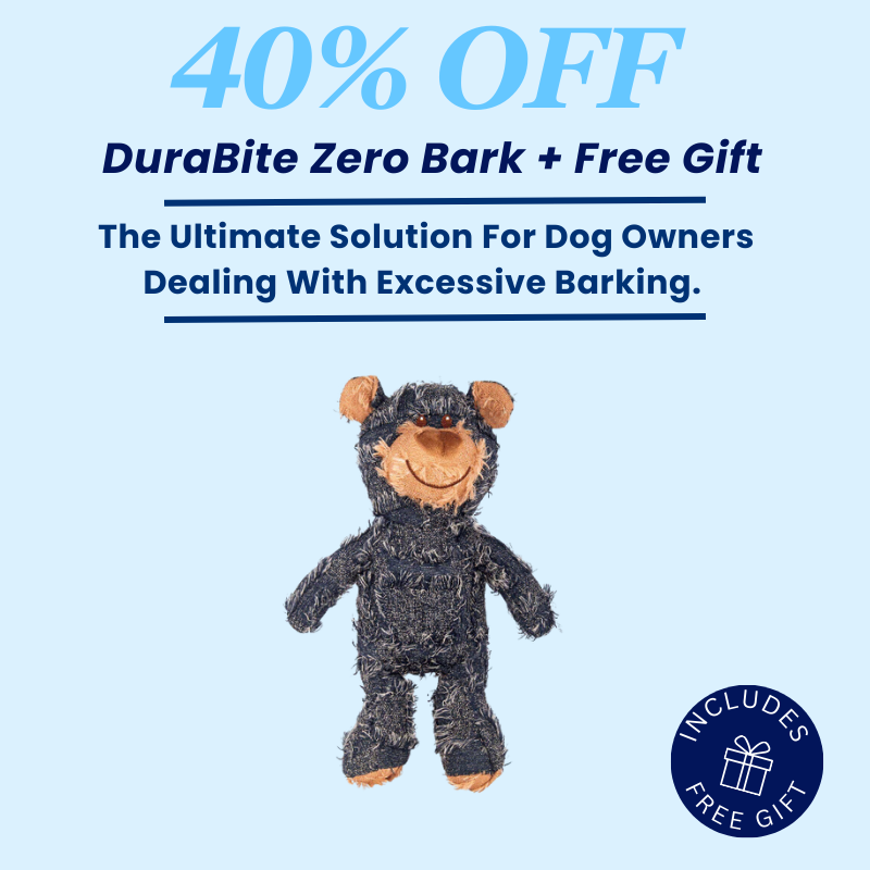 DuraBite Zero Bark Stimulating Bear Toy