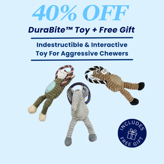 DuraBite™ Indestructible & Interactive Felt Dog Toy