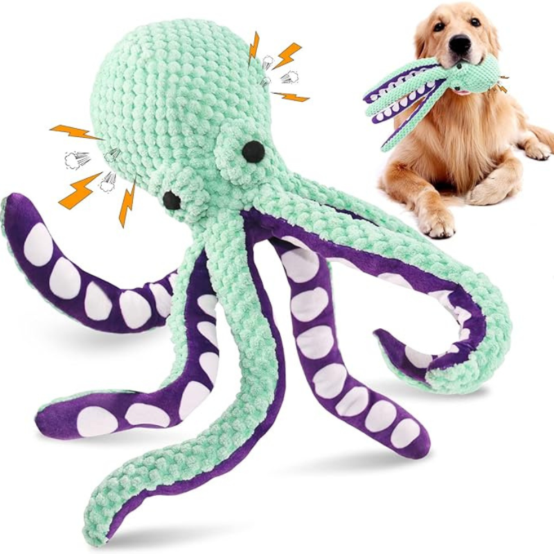 DuraBite™ Indestructible & Interactive Octopus