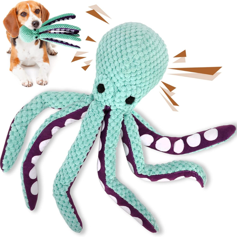 DuraBite™ Indestructible & Interactive Octopus