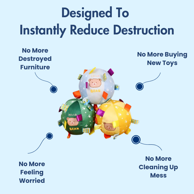 DuraBite™ Indestructible & Interactive Animal Design Ball