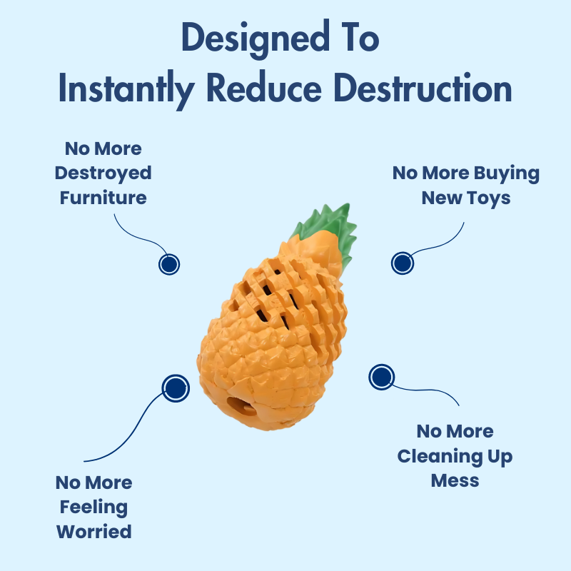 DuraBite™ Indestructible & Interactive Tough Pineapple