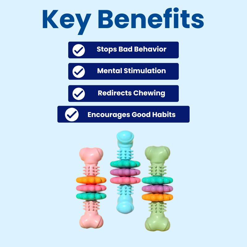 DuraBite Behaviour Boost Obedient Dog Teething Toy