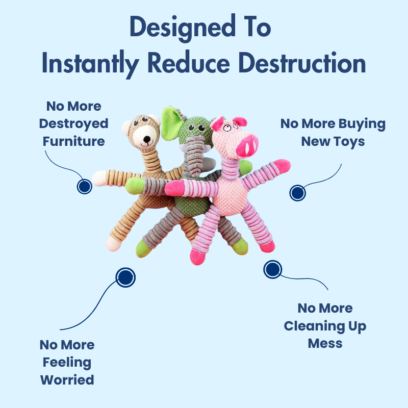 DuraBite™ Indestructible & Interactive Polyester Play Toy