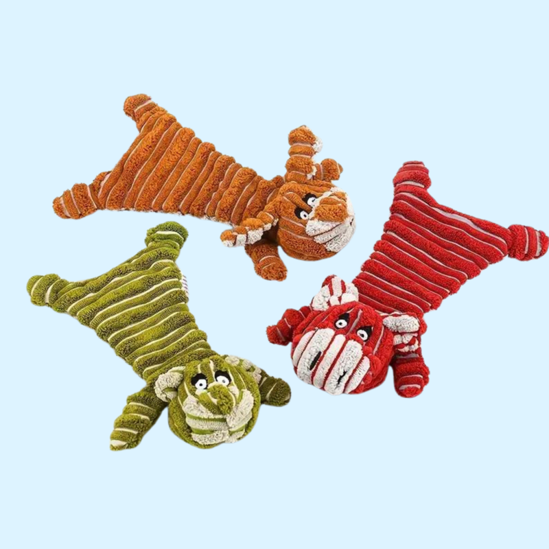 DuraBite™ Indestructible & Interactive 3 Pack Stripe Toy