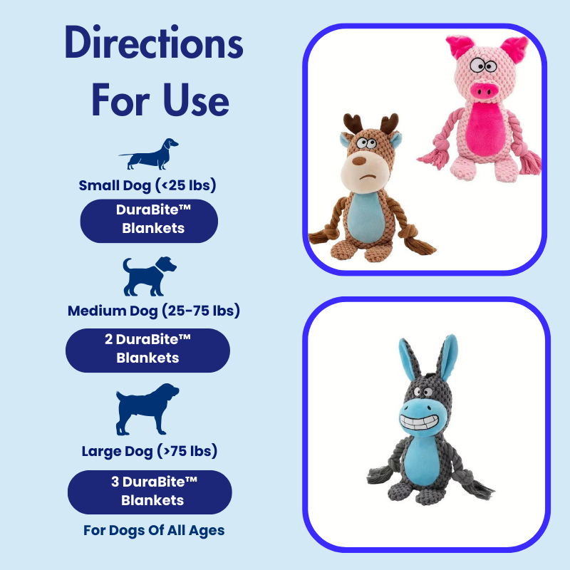 DuraBite™ Indestructible & Interactive Squeaky Plush Animal