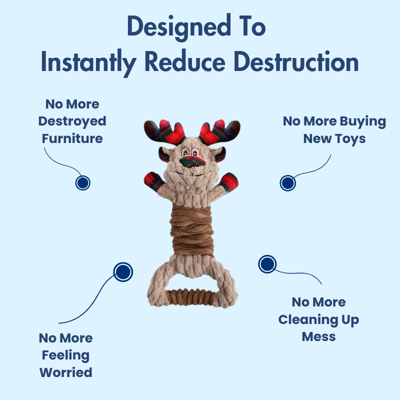 DuraBite™ Indestructible & Interactive Christmas Dog Toy