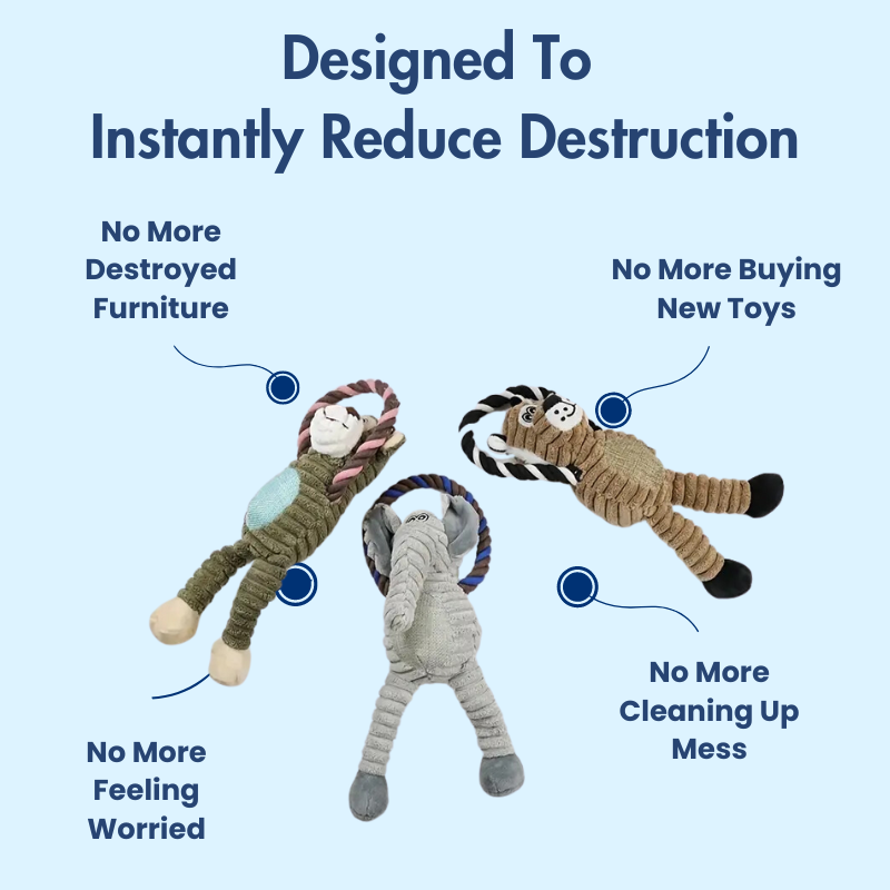 DuraBite™ Indestructible & Interactive Felt Dog Toy