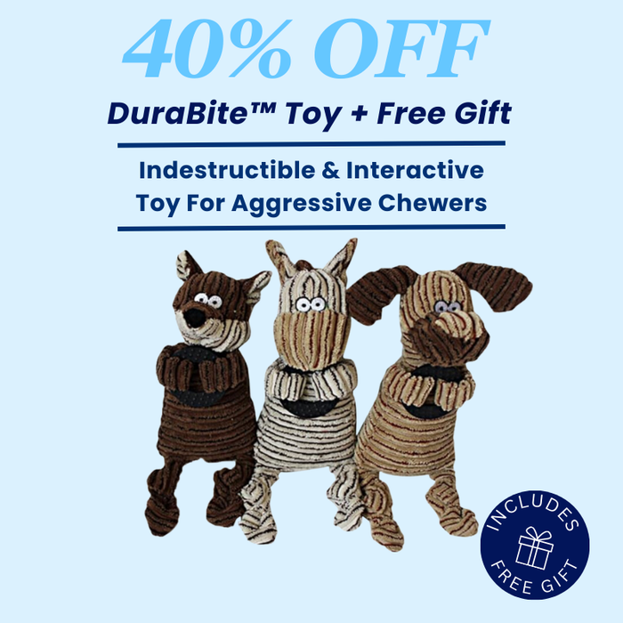 DuraBite™ Indestructible & Interactive Ultra-Tough Plush Toy